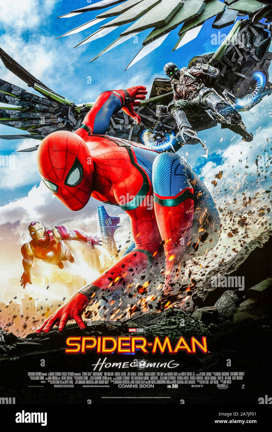 SpiderMan Homecoming poster